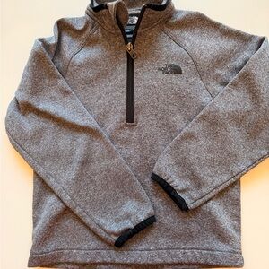 The North Face Men's Zip-Up Gray Sweater